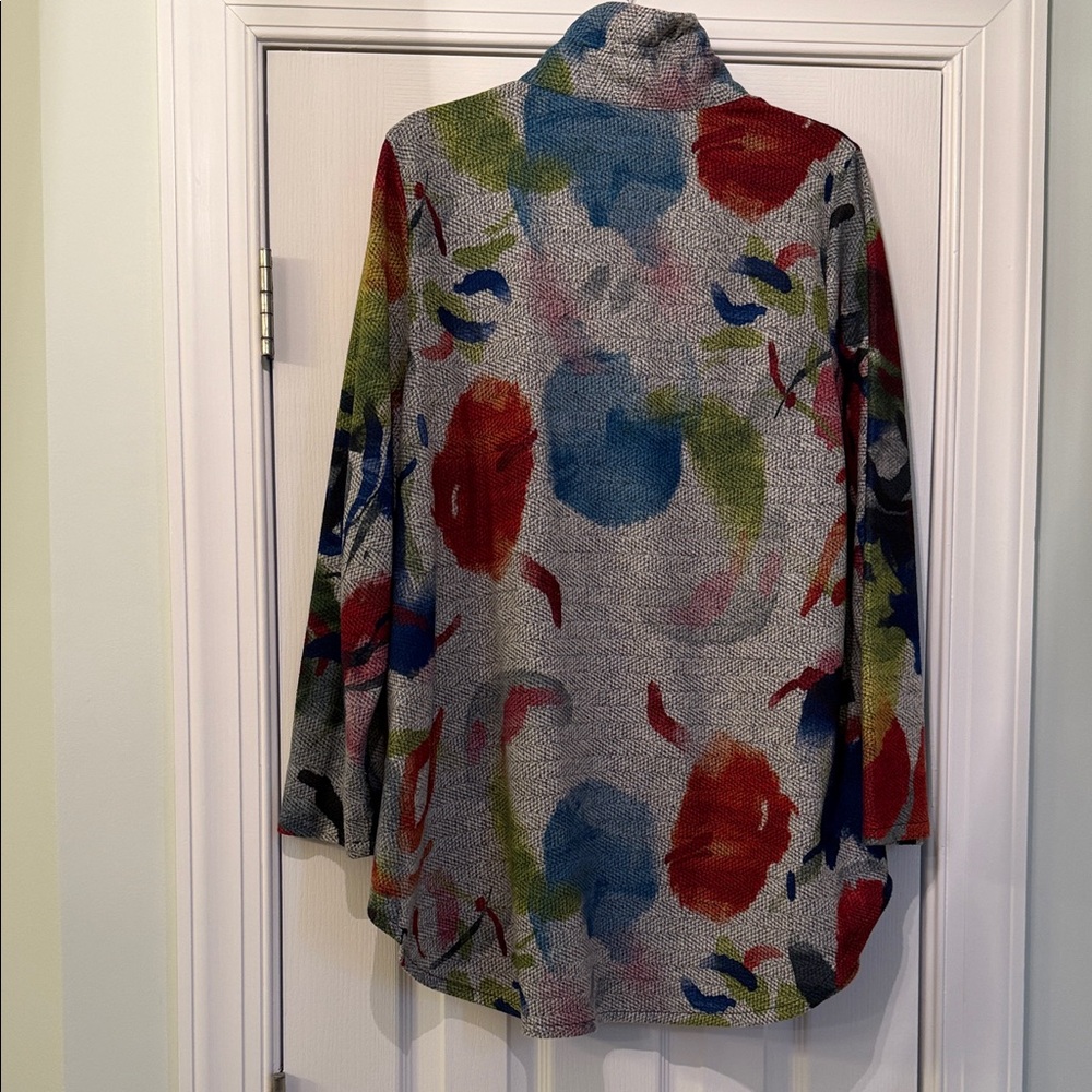 Multicolor Abstract Jacket - Picture 2 of 2